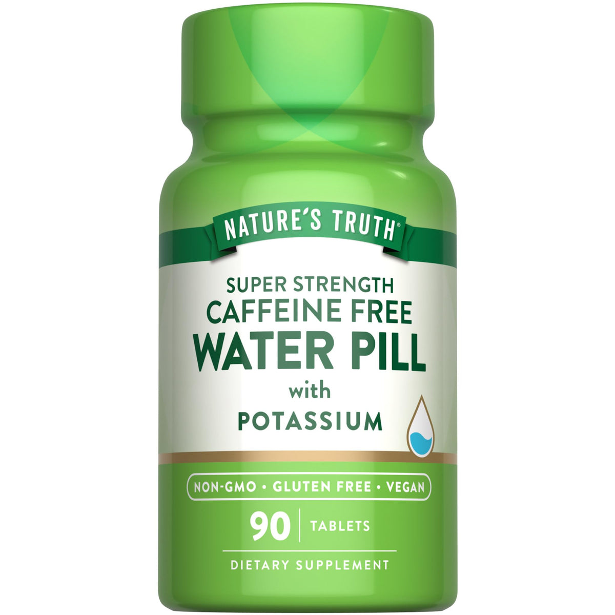 Nature's Truth frasco de 90 tabletas mostrando presentación y conveniencia