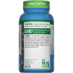Nature's Truth frasco abierto con gomitas para visualizar cantidad disponible