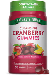 Nature's Truth frasco frontal mostrando 60 gomitas y marca