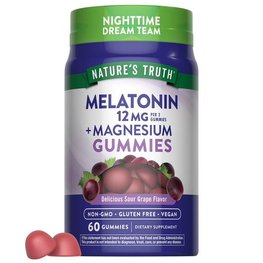 Nature's Truth frasco frontal mostrando etiqueta y cantidad 60 unidades