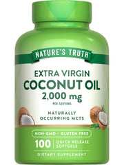 Nature's Truth frasco frontal mostrando 100 softgels y calidad