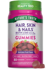 Nature's Truth frasco frontal mostrando nombre y conteo 80 unidades, confianza visual