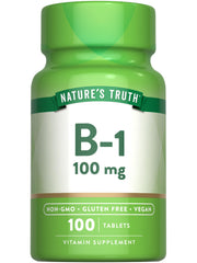 Nature's Truth frasco frontal mostrando etiqueta clara y beneficio de transparencia