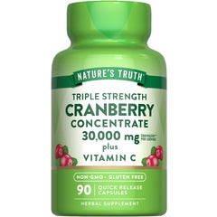 Nature's Truth frasco frontal mostrando etiqueta y beneficios