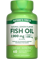 Nature's Truth envase frontal del suplemento con diseño claro y beneficios