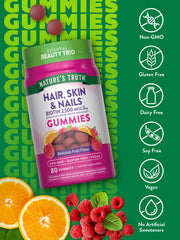 Nature's Truth gomitas en mano lista para consumo, conveniencia diaria