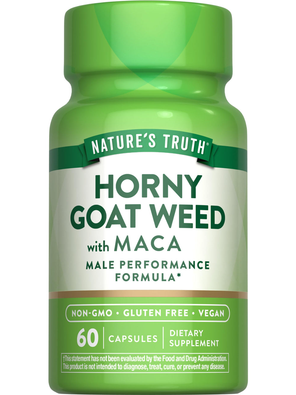 Nature's Truth frasco frontal mostrando la fórmula y la marca, claridad y confianza
