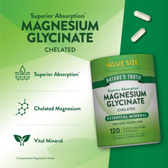 Nature's Truth etiqueta nutricional legible indicando 200 mg por cápsula