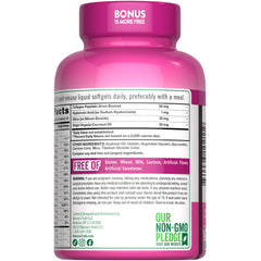Nature's Truth lista de ingredientes enfocando calidad y ausencia de gluten