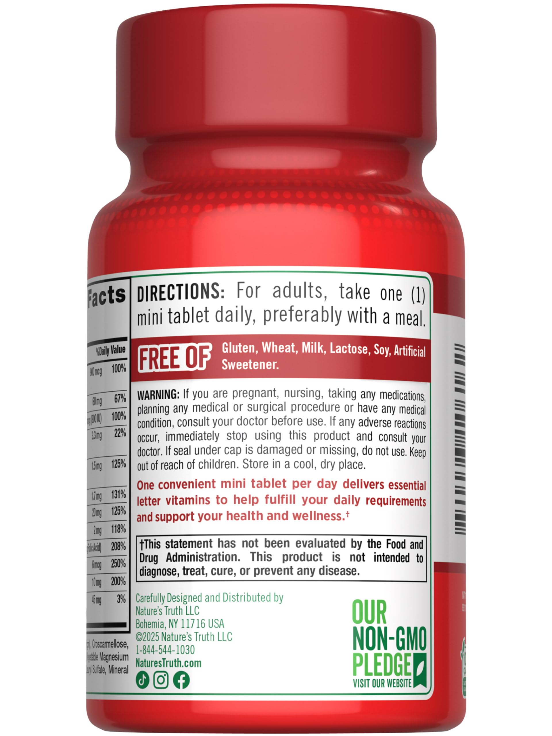 Nature's Truth producto sobre encimera de cocina integrado en rutina diaria