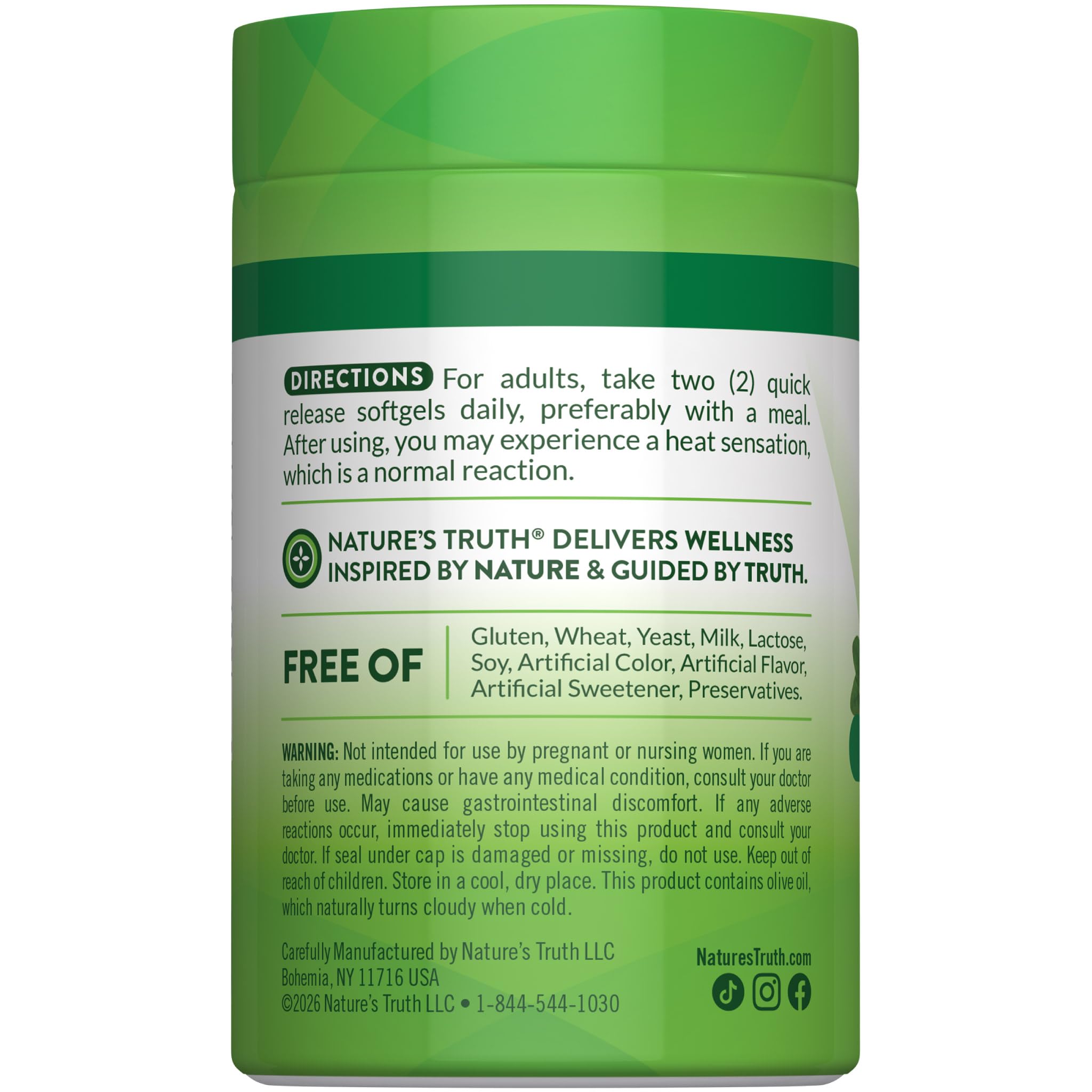 Nature's Truth producto en ambiente cotidiano para uso práctico