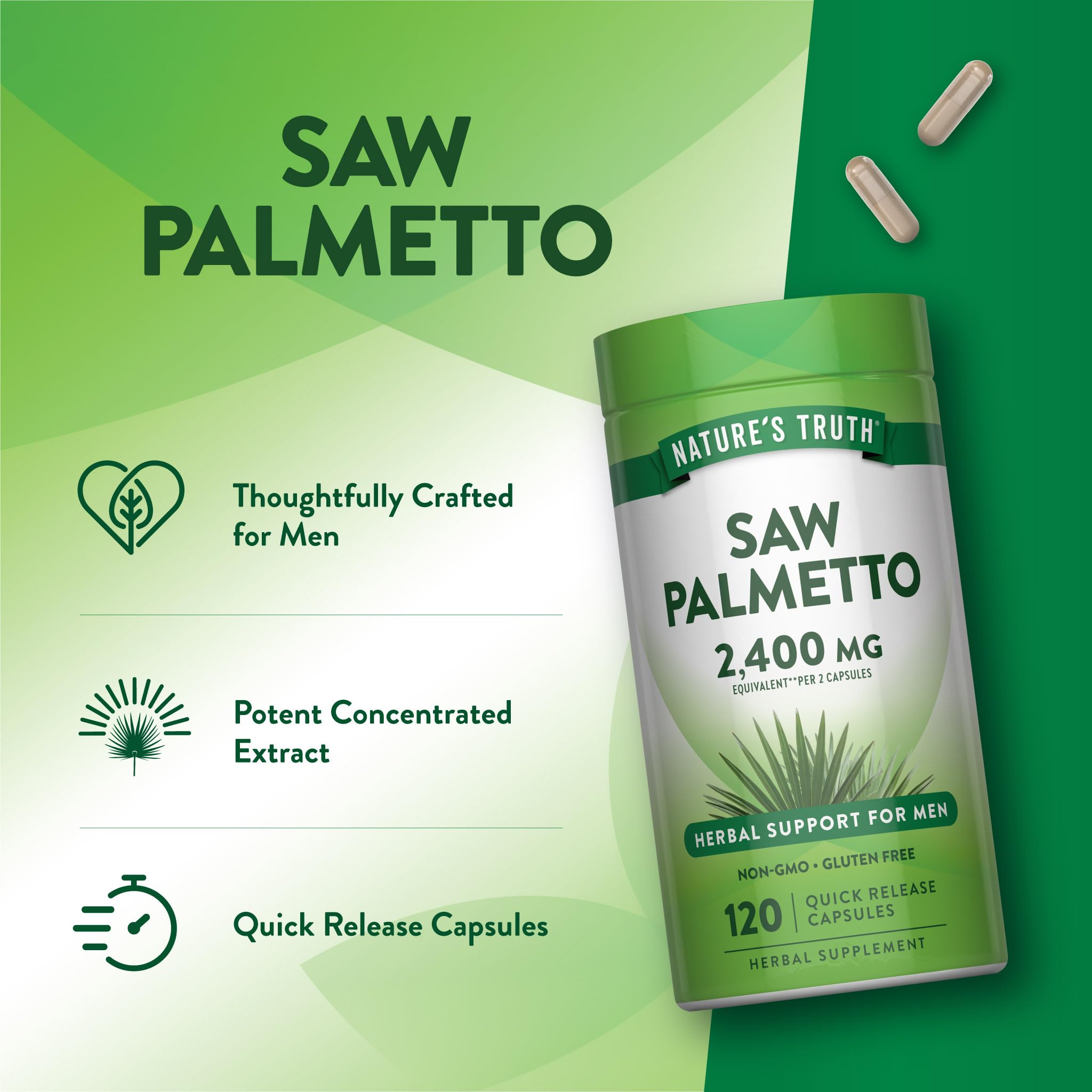 Nature's Truth etiqueta con ingredientes claros y transparencia de formulación