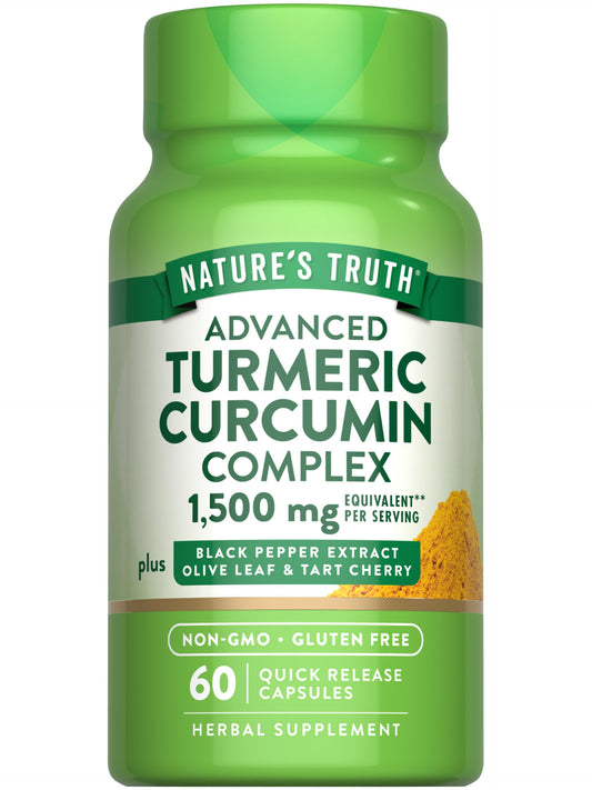 Nature's Truth frasco frontal mostrando la etiqueta y beneficio de pureza