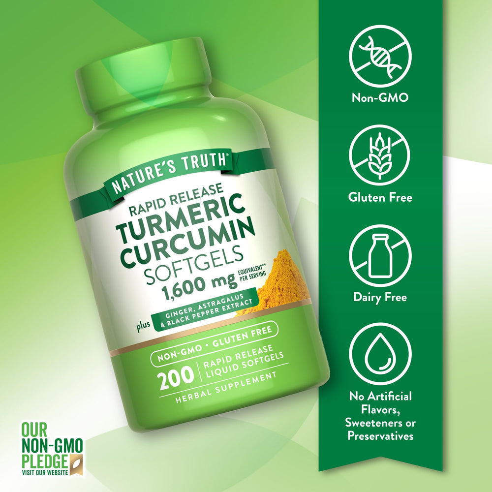 Nature's Truth detalle de la cápsula abierta con líquido y perfil limpio