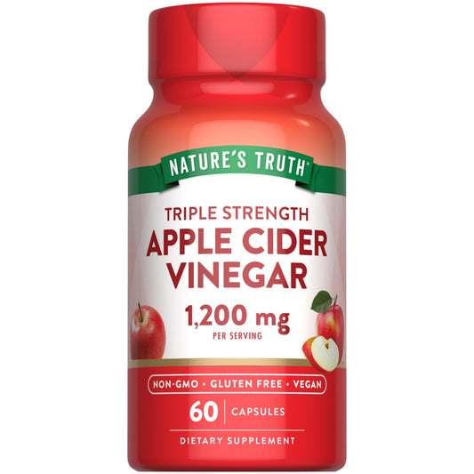 Nature's Truth frasco frontal mostrando 60 cápsulas y beneficio de conveniencia