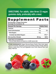 Nature's Truth primer plano textura de gomitas y sabor agradable