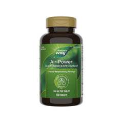 Nature's Way frente del envase mostrando 100 tabletas y beneficio expectorante