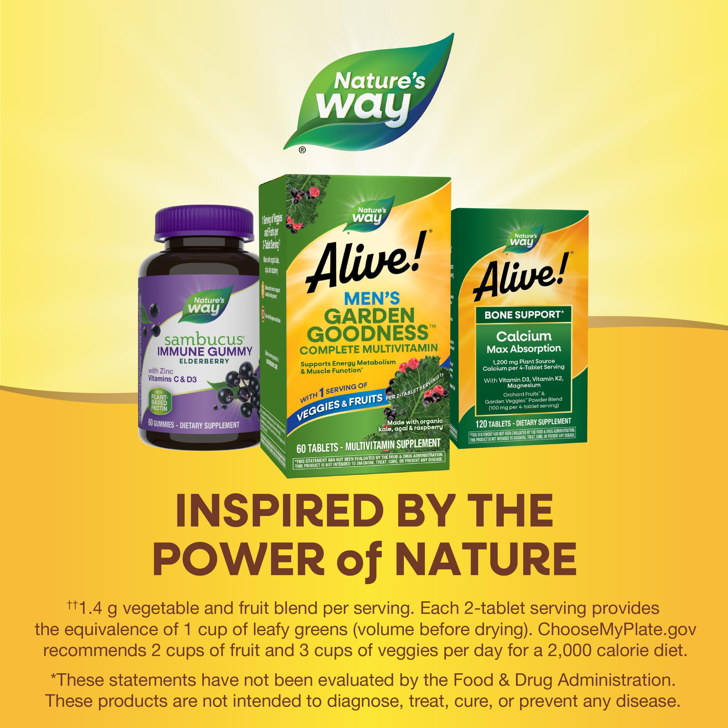 Nature's Way empaque junto a equipo de ejercicio para estilo de vida activo