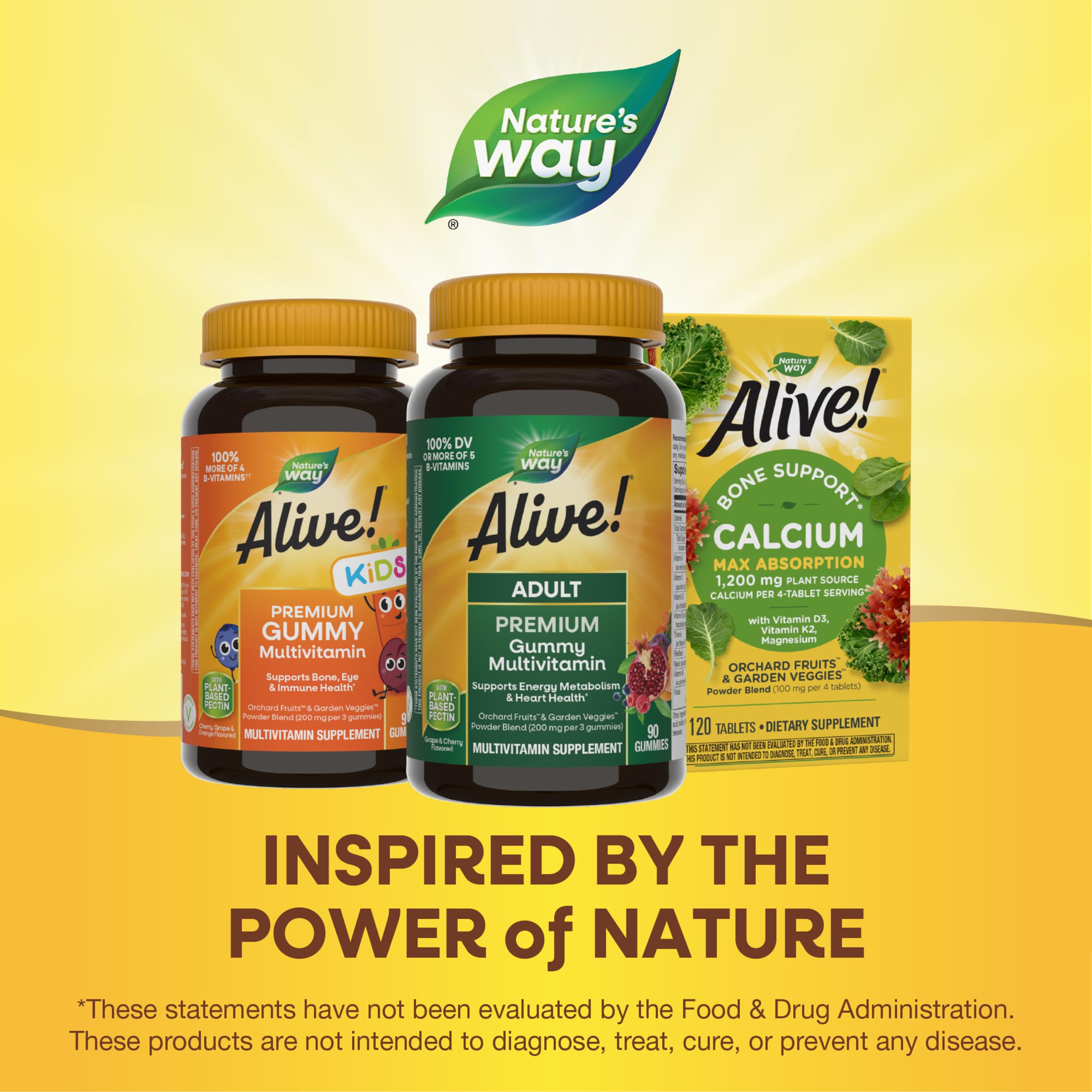 Nature's Way gominolas junto a desayuno equilibrado sugiriendo apoyo nutricional