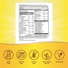 Nature's Way etiqueta nutricional legible para decisiones informadas