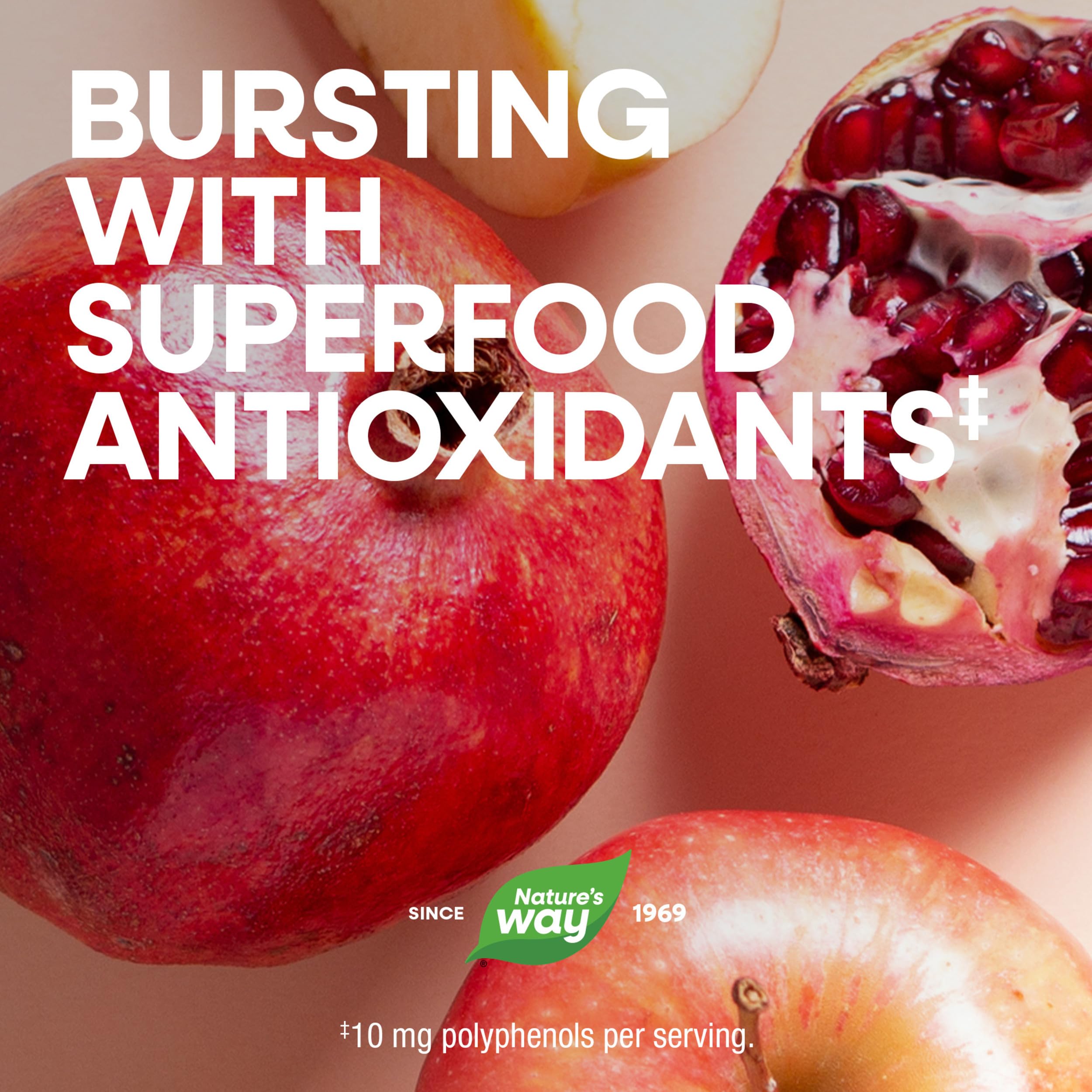 Nature's Way Alive! detalle de la etiqueta nutricional para verificar contenidos