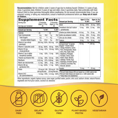Nature's Way etiqueta nutricional y ingredientes para verificación rápida de nutrientes