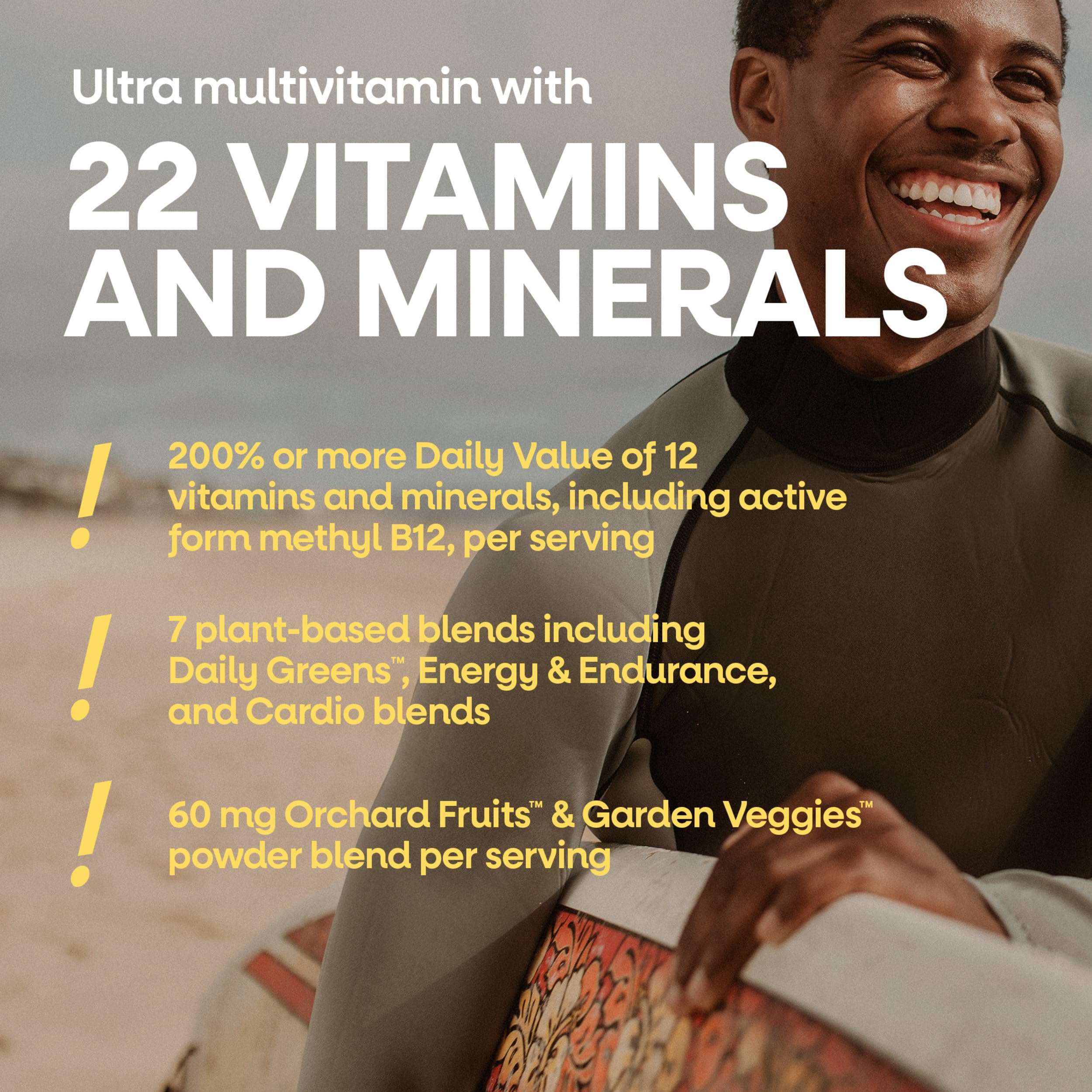 Nature's Way etiqueta con lista de ingredientes clave y beneficios claros