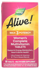Nature's Way mezcla Daily Greens y Orchard Fruits en polvo junto al frasco, aporte vegetal