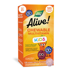 Nature's Way envase frontal del multivitamínico infantil mostrando etiqueta clara