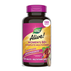 Nature's Way empaque frontal mostrando multivitamínico para 50+ y claridad visual