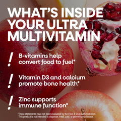 Nature's Way multivitamínico sobre mesa de desayuno sugiriendo integración al día