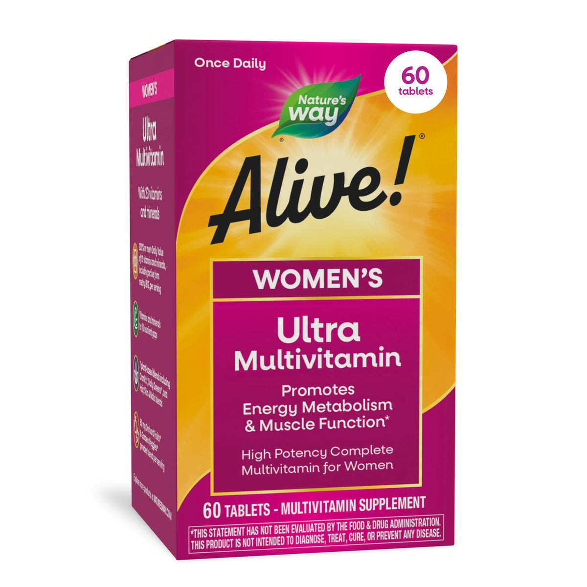 Nature's Way empaque frontal mostrando multivitamínico completo