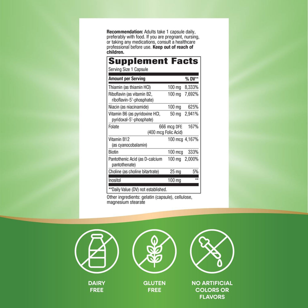 Nature's Way etiqueta detallada con ingredientes y dosificación para confianza