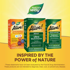 Nature's Way caja abierta con tabletas para visualizar contenido y cantidad