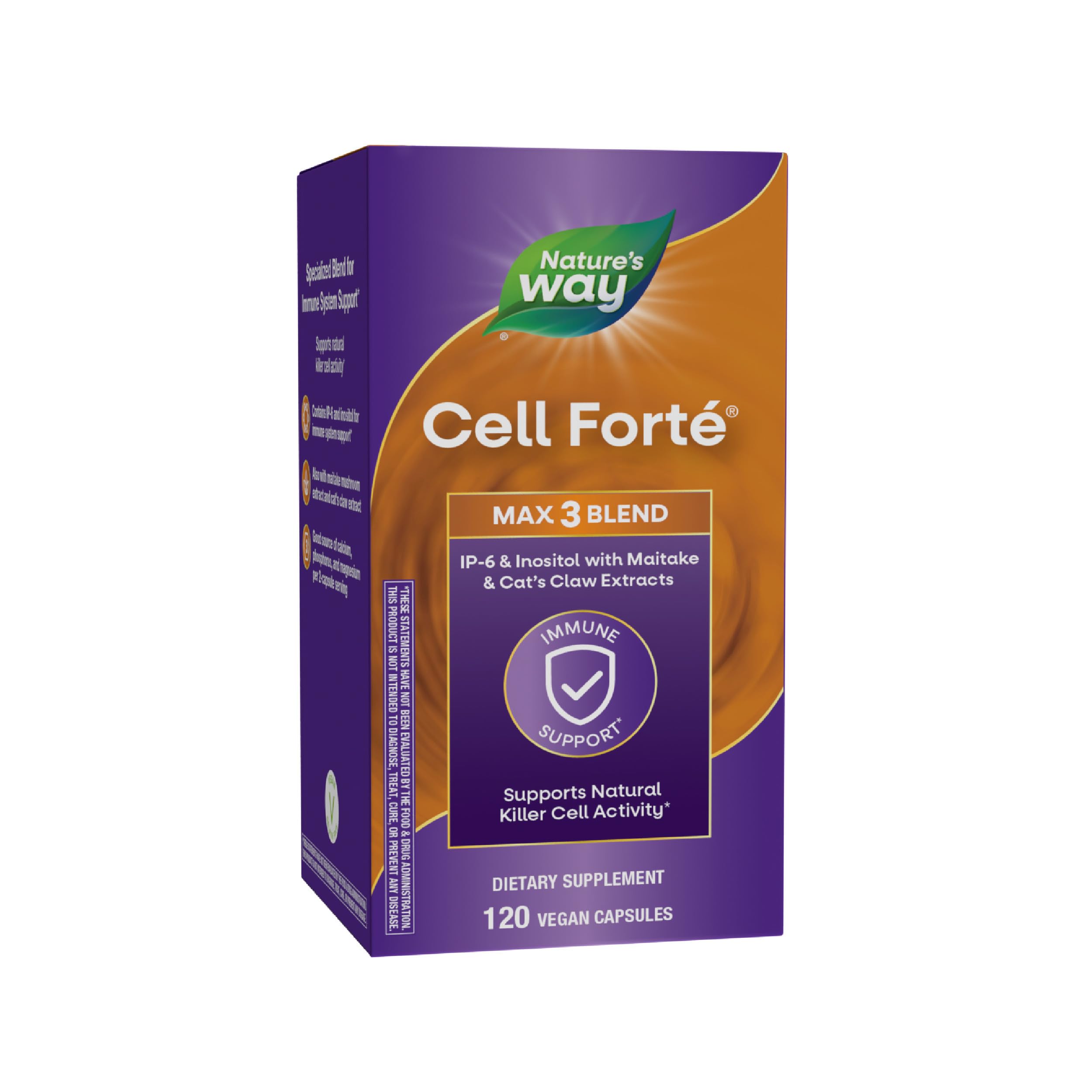 Nature's Way envase frontal mostrando etiqueta clara y beneficios