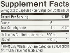 Nature's Way etiqueta nutricional legible con información de 500 mg cada uno