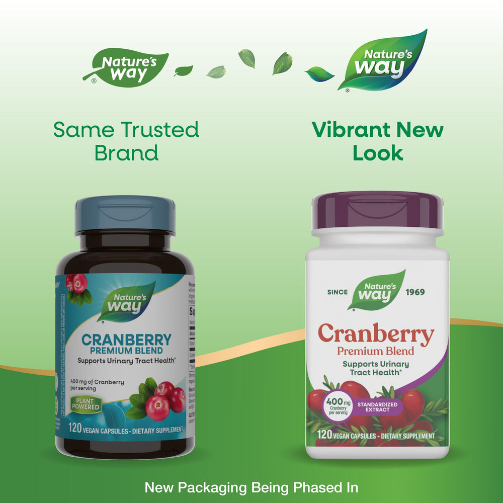 Nature's Way cápsulas en primer plano para apreciar su tamaño y pureza