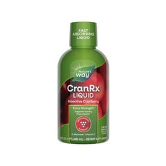 Nature's Way frasco CranRx frontal mostrando tamaño y etiqueta clara