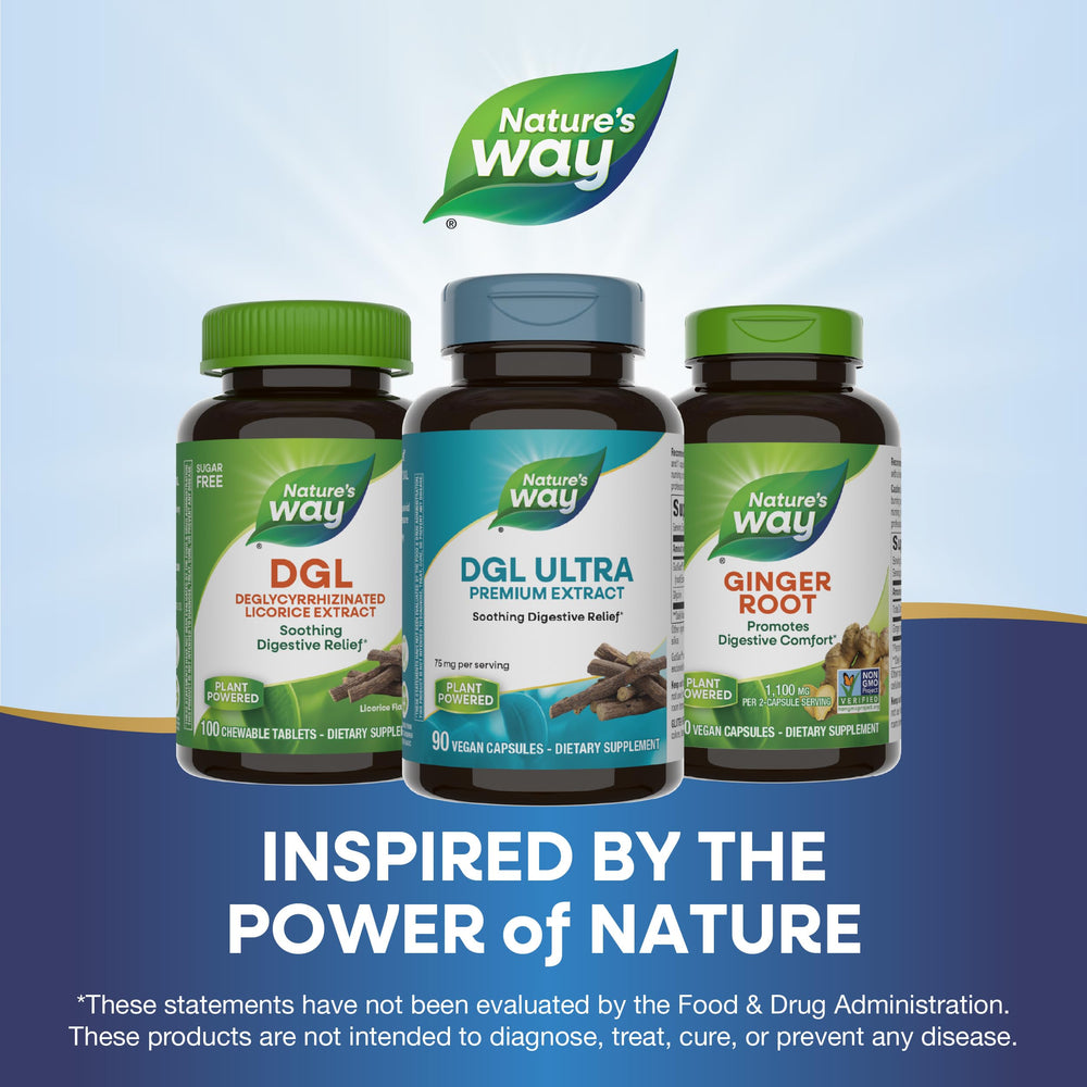 Nature's Way frasco en cocina con comida saludable, integración diaria sencilla