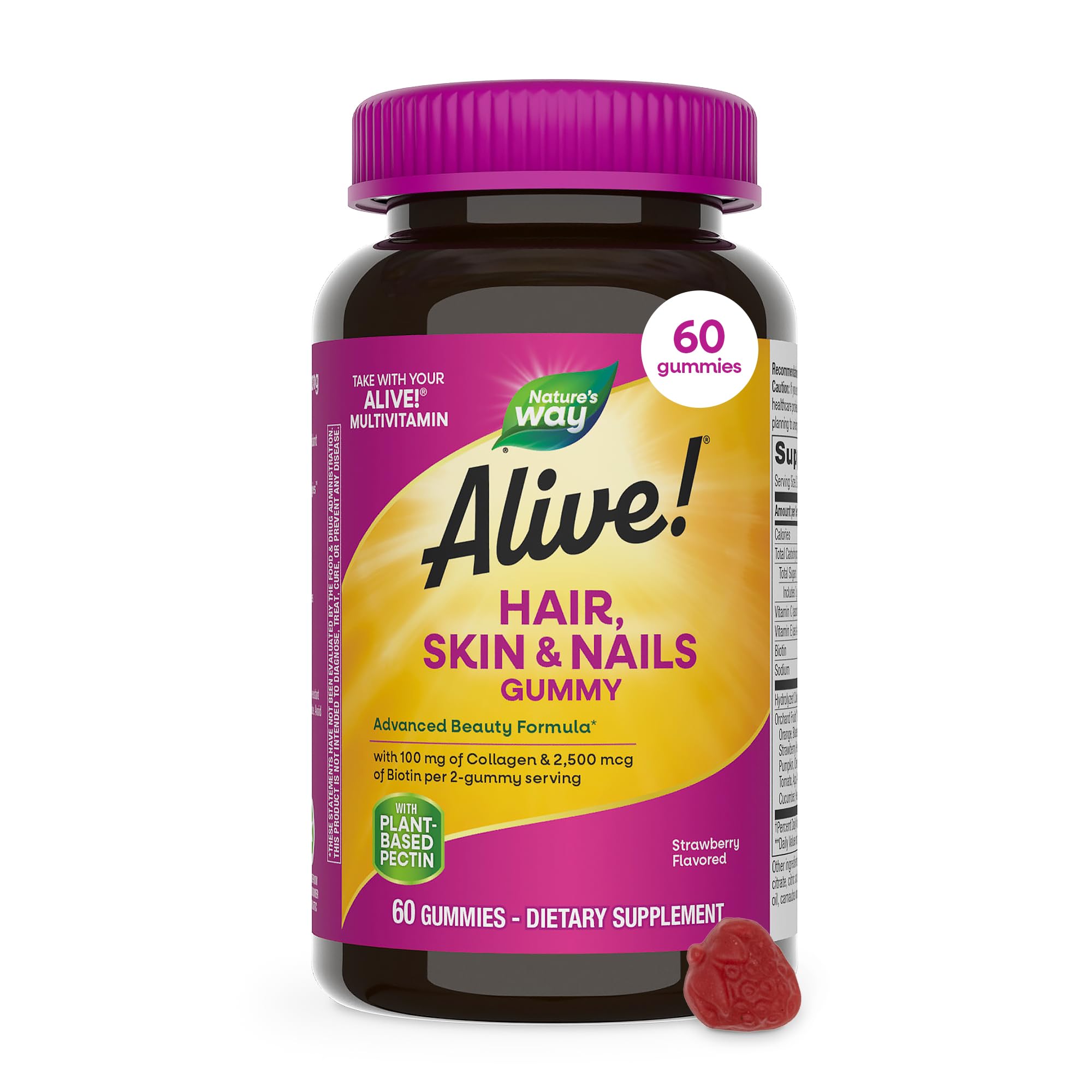 Nature's Way envase frontal Alive con beneficios visibles