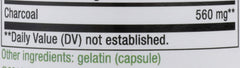 Nature's Way etiqueta con ingredientes y 560 mg por porción para claridad