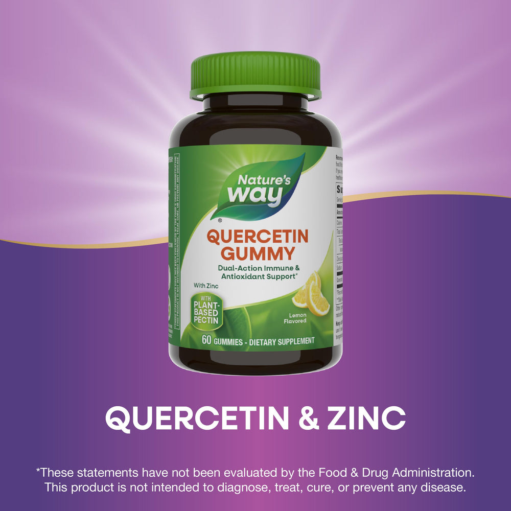 Nature's Way etiqueta nutricional ampliada con información clara
