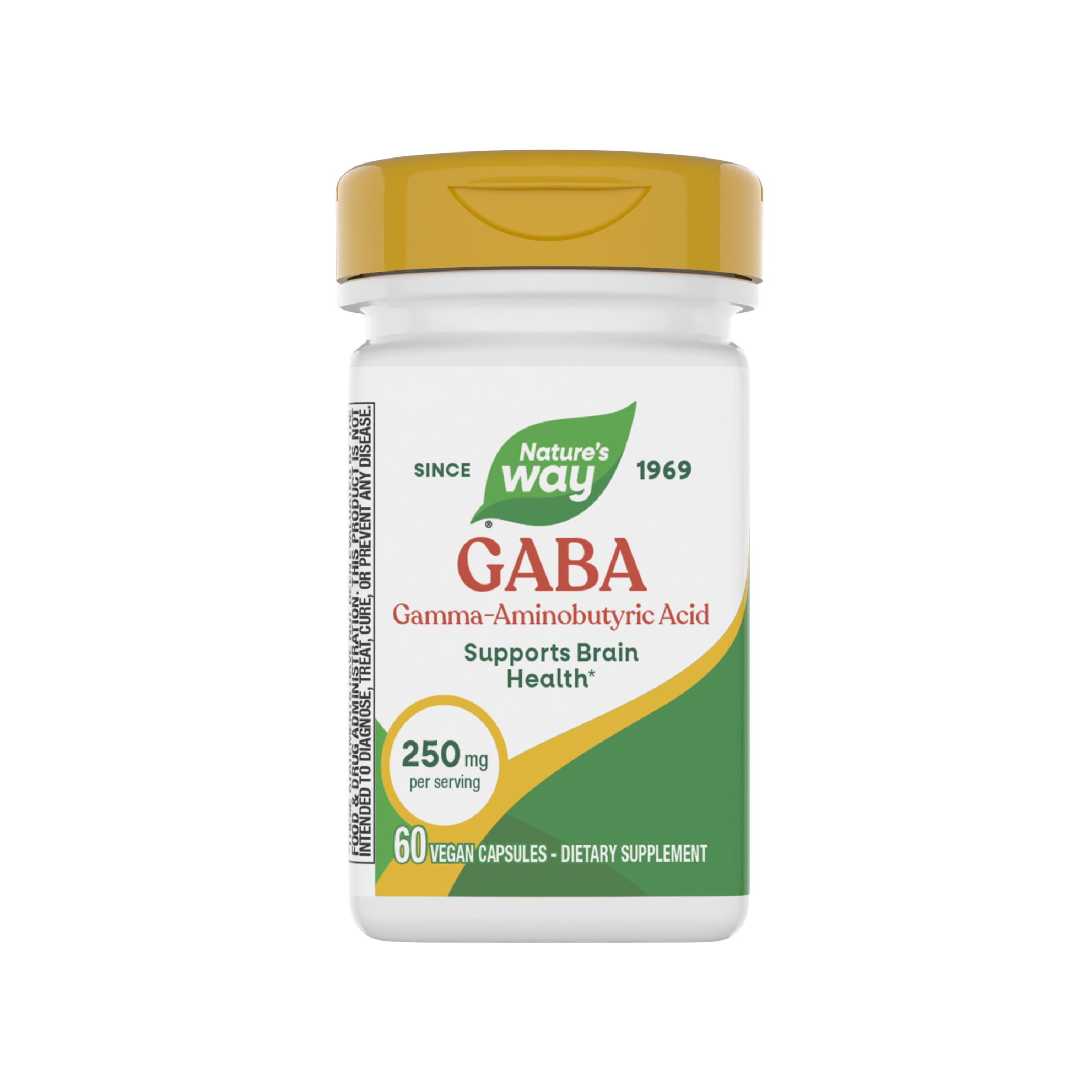 Nature's Way envase frontal mostrando 60 cápsulas y beneficio de calma