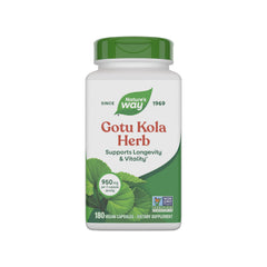 Nature's Way frasco frente mostrando etiqueta y beneficio de longevidad