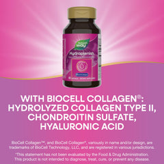 Nature's Way etiqueta de Hydraplenish destacando ingredientes clave