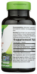 Nature's Way etiqueta de ingredientes mostrando kelp, yodo y certificaciones