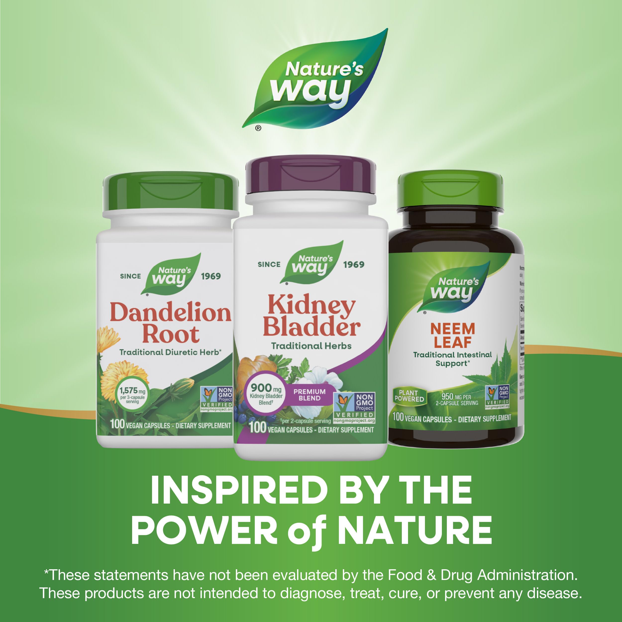 Nature's Way sello Non-GMO Project verificando ingredientes no modificados