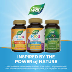 Nature's Way gominolas uva en plato destacando sabor agradable y natural