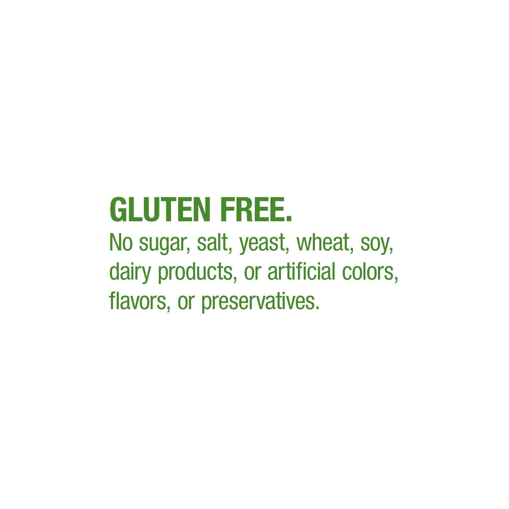 Nature's Way sellos Non-GMO y sin gluten en la etiqueta que aportan confianza