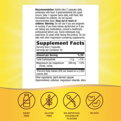 Nature's Way etiqueta con ingredientes y sin gluten indicado